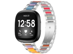 Bracelete Aço Opala para Fitbit by Google Versa Lite Opala