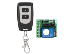 Interruptor de Controle Remoto Sem Fio 433mhz 12v Transmissor Receptor Single Channel