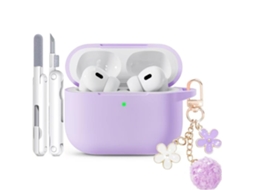 Capa de Silicone para Airpods Pro 4 Roxo PANOONA