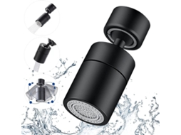 Filtro De Grifo De Cozinha Com Rotação De 360 Graus, 2 Modos Ajustáveis E Adaptador 22mm Masculino-24mm Feminino