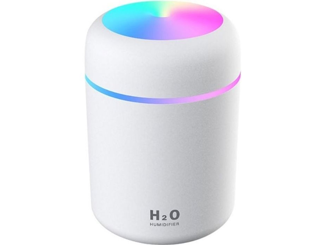 Umidificador Led 300ml, Usb, Carro, Luz Colorida BRILVIBERA