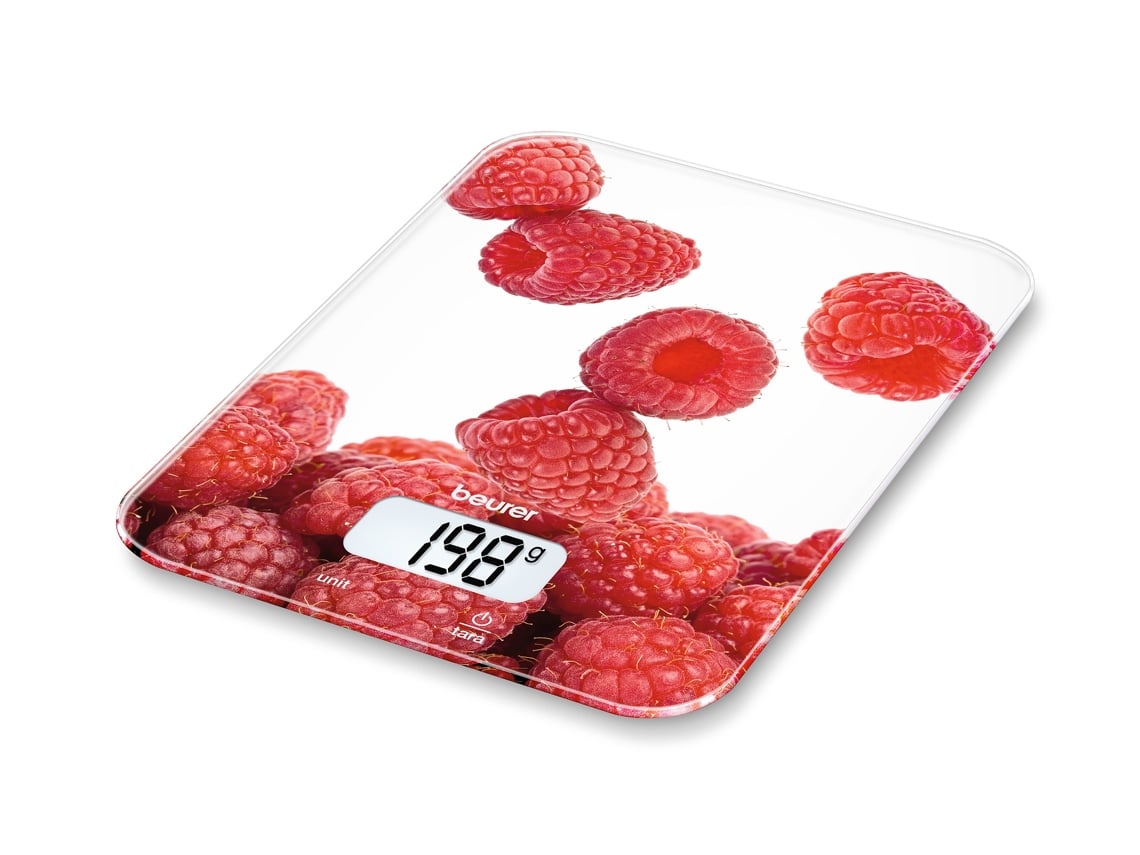 Balança de Cozinha BEURER KS19 Berry (Capacidade: 5 Kg - Precisão: 1 g)