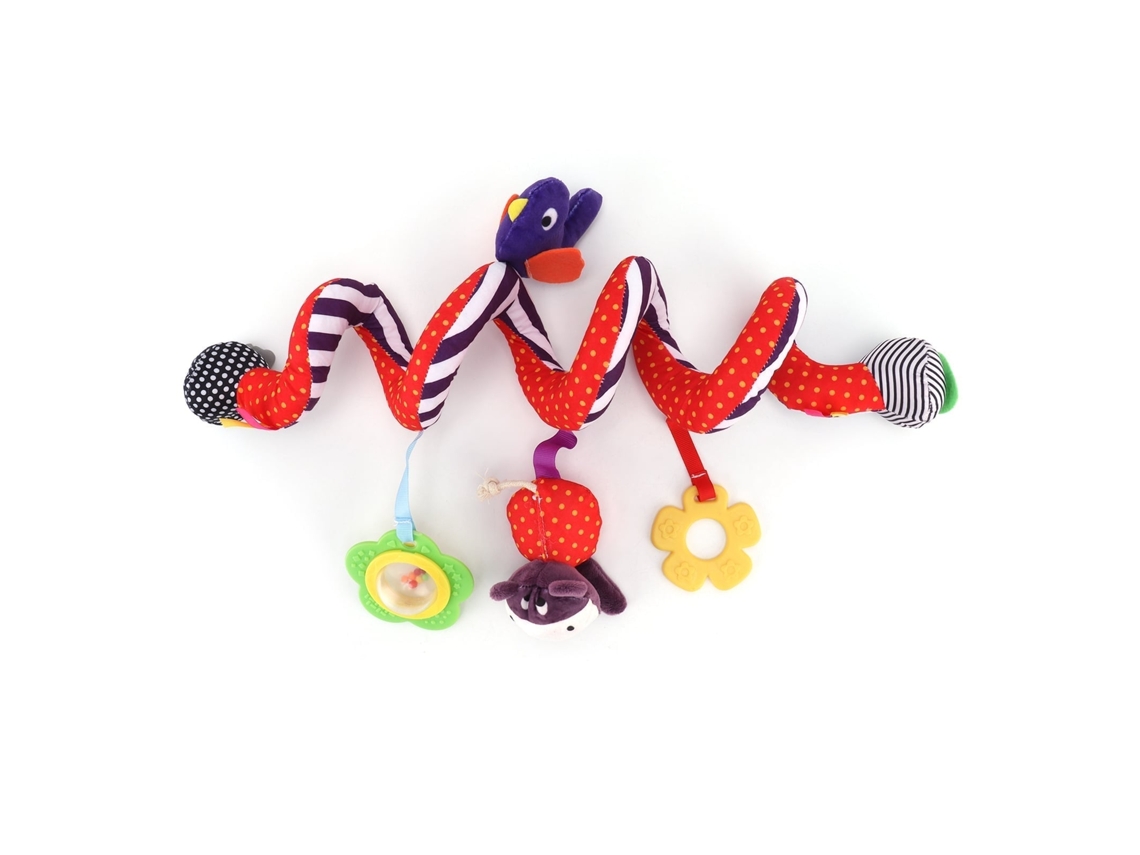 2026 brinquedos Pendurados para Berço e Carrinho, Brinquedos de Pelúcia em Espiral, Brinquedos de Atividade para Bebês