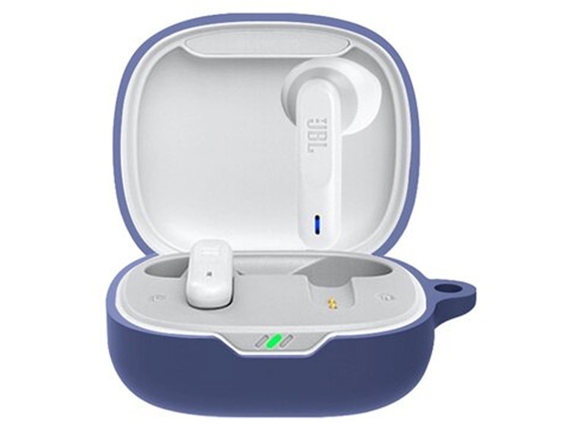 Capa Zruxe Para Jbl Wave 300 Tws Silicone Azul Escuro (proteção Total, Fácil Montagem)