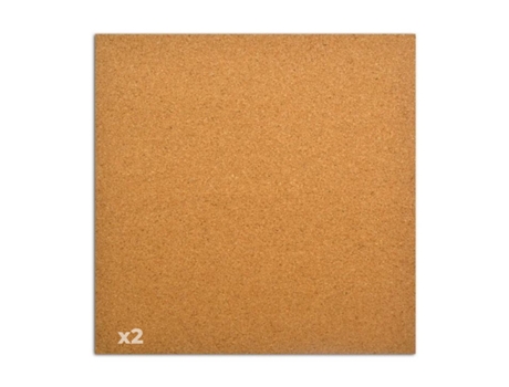 2 folhas de cortiça 30 x 30 cm MAHÉ