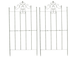 Conjunto De 2 Treliças Paula 170 X 86 Cm Verde Antigo