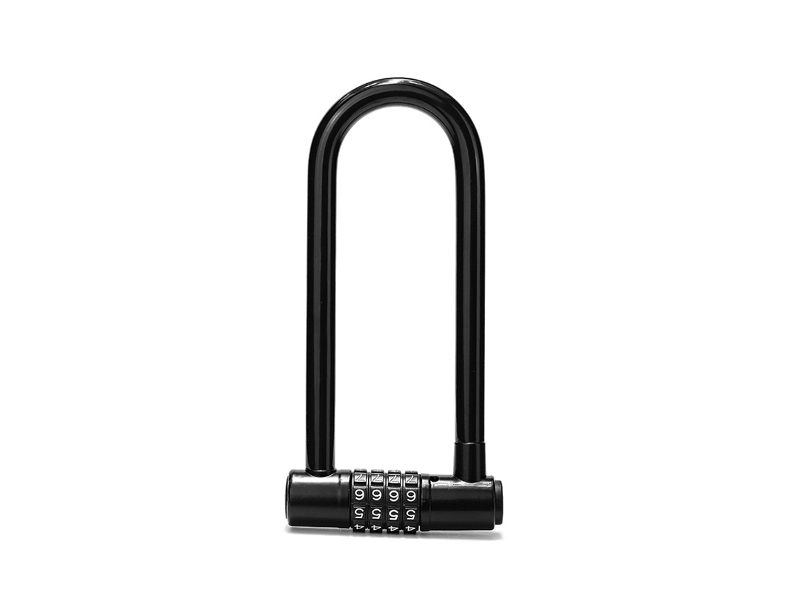 Cadeado Para Bicicleta, Em Forma De U, Porta Vidro, Com Senha, Porta.