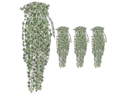 Vidaxl Trepadeira Hera Artificial 4 Pcs 90 Cm Variegada