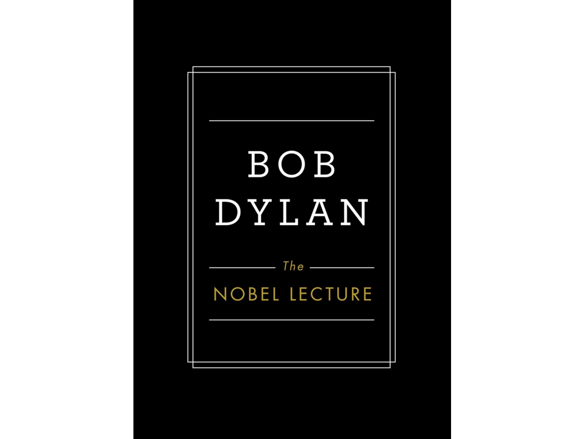Livro Nobel Lecture de Bob Dylan (Inglês - Capa Dura)