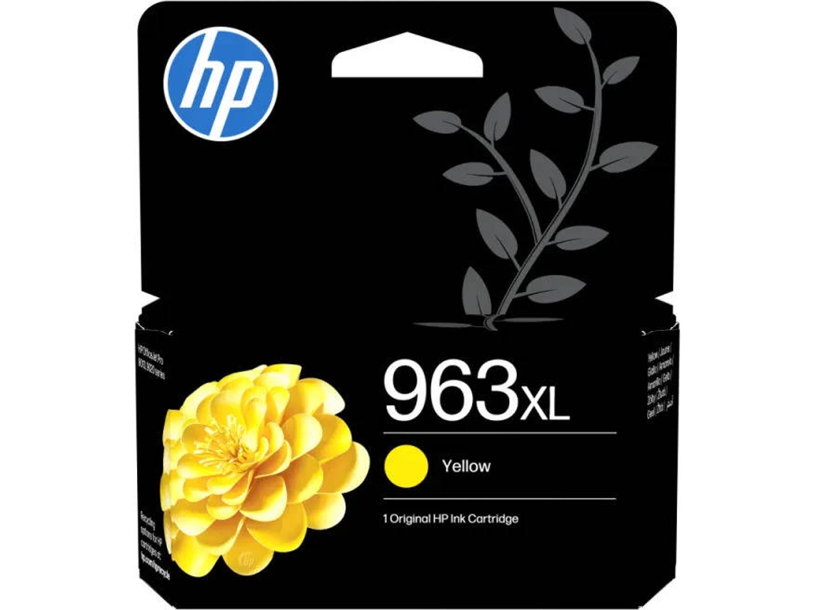 Tinteiro HP 963XL High Yield  3JA29AE (Amarelo)