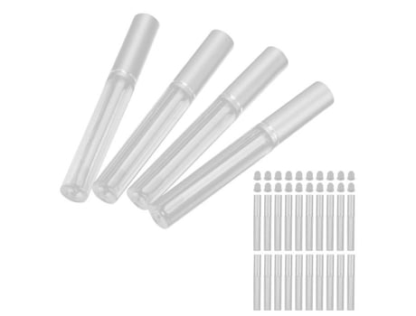 20 Peças Tubo De 3 Ml De Batom Labial Reutilizável Vazio Recarregável Frasco De Bálsamo Labial Em Plástico Fa001 Fafeicy