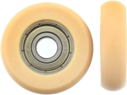 Conjunto De 10 Roletes Roda Redondos Pom Com Rolamento 608zz Para Móveis, Furo De 8mm E Diâmetro Externo 36mm Para