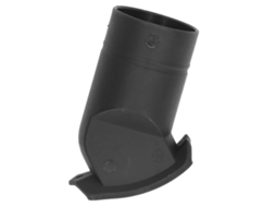 Conector para saco de pó para serra de esquadria - Peça de reposição robusta e prática para acessórios da serra de esquadria modelo 255