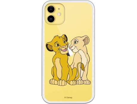 Capa iPhone 11 LA CASA DE LAS CARCASAS Disney Simba and Nala Transparente