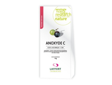 Ácido L-Ascórbico Puro Anoxyde C E300 para Elaboración Profesional de Vinos 1 kg LAFFORT