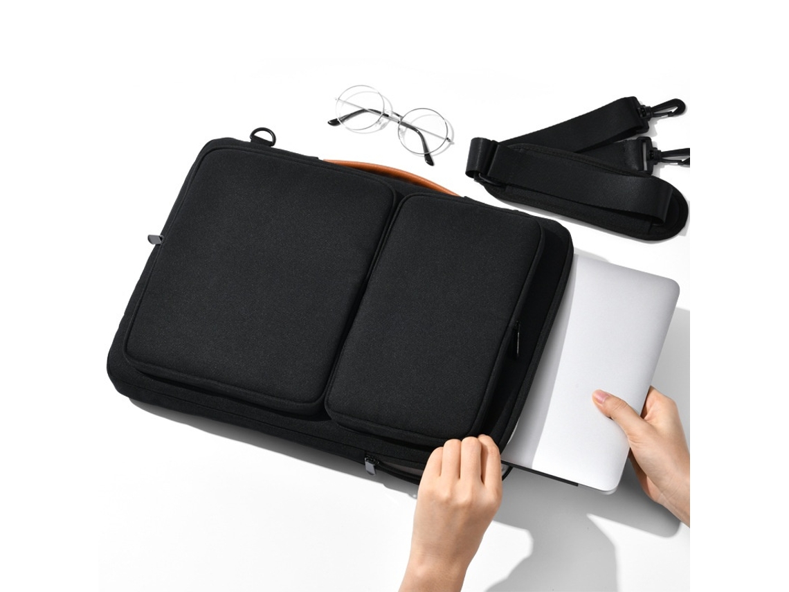 Bolsa Para Portátil Lurelia, Compatível Com Portáteis/tablets Até 16", Rosa, Nylon, Proteção Antiquedas