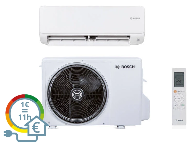 Ar Condicionado BOSCH 6001 I 53KW (36 m² - 1800 BTU - Branco)