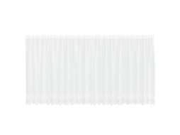 Conjunto 1 Cortina De Renda Vidaxl Branco Poliéster (180 X 500 Cm)