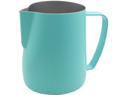 Espumador De Leite Em Aço Inoxidável Para Café, Latte E Espuma De Leite, 600 Ml, Verde