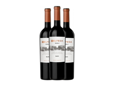 Vinho AGOSTINO Telteca Malbec Mendoza Carvalho (0.75 L - 3 Unidades)