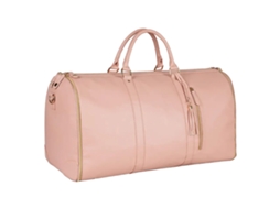 Mala para roupas de grande capacidade impermeável 2 em 1 para viagens AQUAFORGE (rosa)