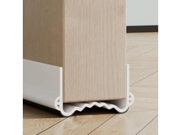 Boudim De Porte Isolante 100cm,barreira Anti Frio E Anti Ruído,fita Térmica Acústica Btforus (branco,largura 3.5 5.5 Cm)