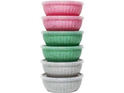 Conjunto 6 Caixas De Snacks 240ml Kasa