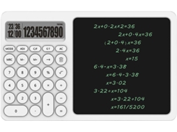 Prancheta De Desenho Lcd Portátil Com Calculadora Integrada Para Cálculos Matemáticos, Anotações E Escrita De Memorandos Calculad Slowmoose