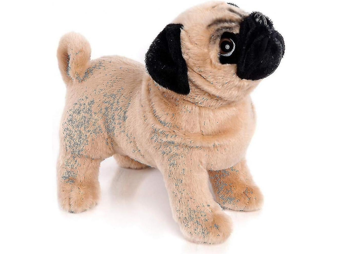 Pelúcia De Cachorro Pug Marrom De 12,5 Polegadas, Presente De Pelúcia Para Crianças Sff