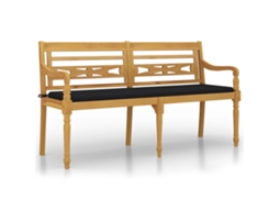 Banco VIDAXL Marrom Teca (150x51.5x84 cm)