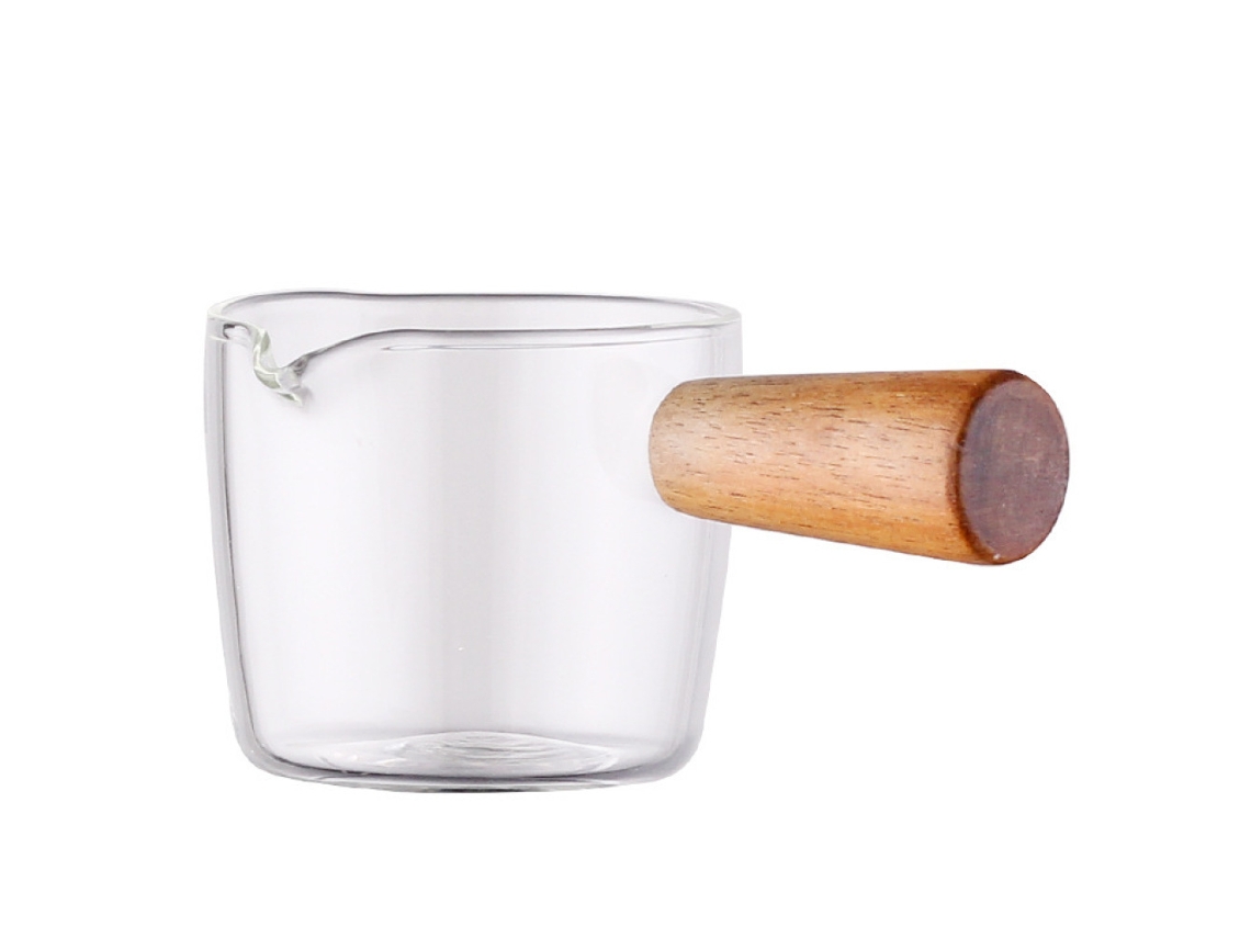 EIOORORRIY Jarras De Vidro Para Creme Mini Jarra Para Molho Leite Café Com Alça