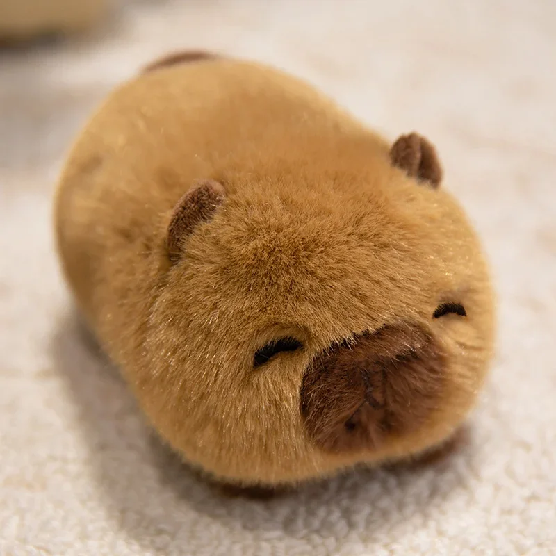Brinquedo de Pelúcia Fofo, Macio e Adorável, com Tema de Animais. MDUG (capivara 16cm)