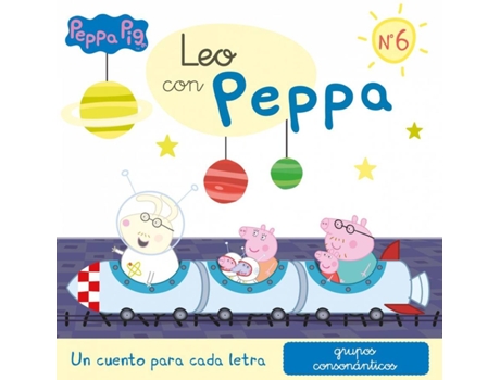 Livro Un Cuento Para Cada Letra: Grupos Consonánticos (Leo Con Peppa Pig 6) de Vários Autores (Espanhol)