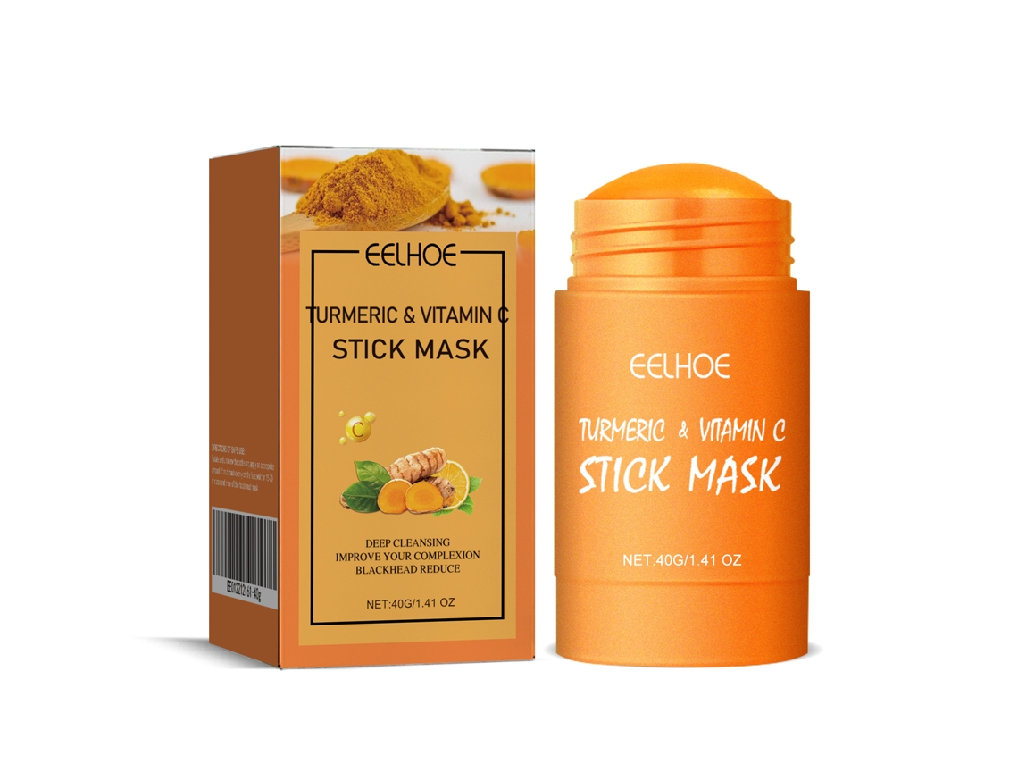 Máscara De Turmeric Com Vitamina C Para Radiância Intensa