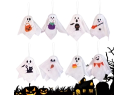 Enfeites de Halloween 8 Decorações Fofas e Assustadoras para Árvores Inspiradas em Casas Mal assombradas Enfeites CHABERLU