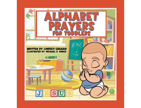Livro Alphabet Prayers for Toddlers de Lindsey Graham (Inglês)