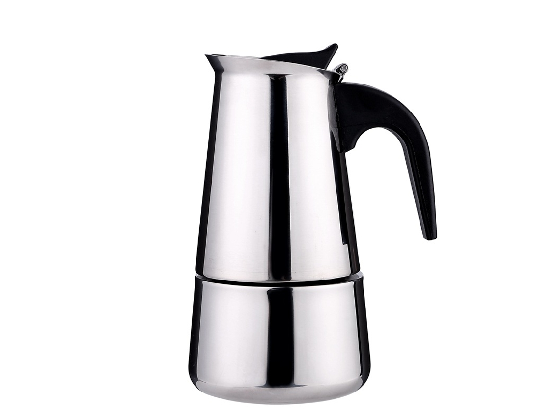 Cafeteira de Aço Inoxidável Mocha Cafeteira Filtro de Cafeteira Filtro de Cafeteira Ferramentas de Bebida Filtro de Cafeteira