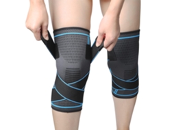 Joelheiras, Joelheiras Elásticas Ajustáveis, Compressa Esportiva Aquaforge