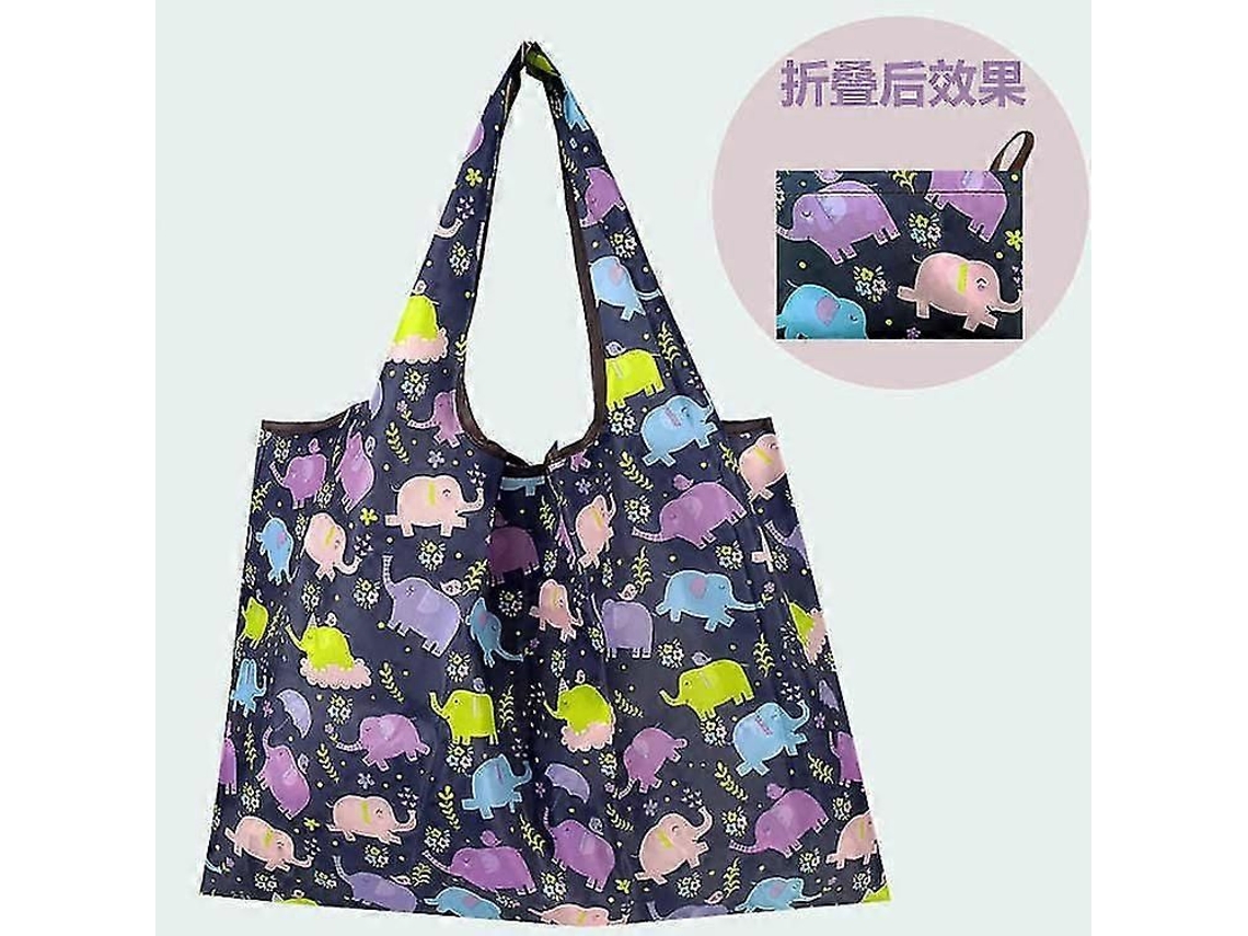 Sacola De Compras Grande Reutilizável, Bolsa Feminina De Ombro Com Bolso, Suporta Até 22,7 Kg (50 Lb), Dobrável, Ecológica E Lavável.