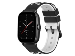 Pulseira De Silicone Bicolor De 20 Mm Para Amazfit Gts 2e