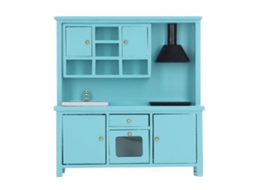 Mali brinquedo de Cozinha de Casinha de Bonecas 1:12 Móveis Miniatura Madeira Bétula para Crianças