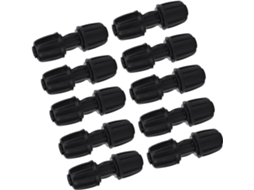 Conjunto De 10 Conectores Retos Para Tubo Pe 16mm - Conexão Irrigação