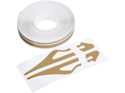Adesivo Com Design Encantador Para Decoração Da Carroceria Do Carro Em Papel Dourado.