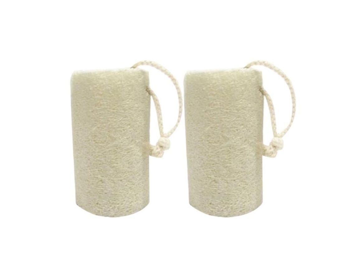 Fasst 2 Escovas de Banho de Esponja de Loofah Natural Exfoliantes para Espalda e Corpo para Homens e Mulheres CUIDADOS