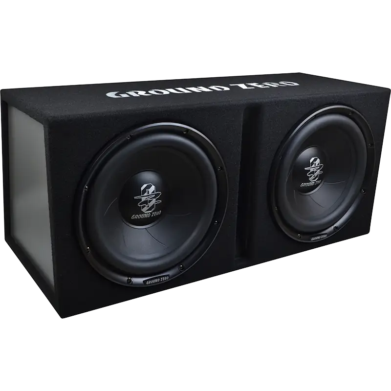 Caixa com Subwoofer Ativo Ventilado de 30 Cm - 12Â?³ 300 Watts GROUND ZERO