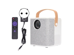 Projetor Mini para Casa, Wifi e Bluetooth, Portátil EOOCOO