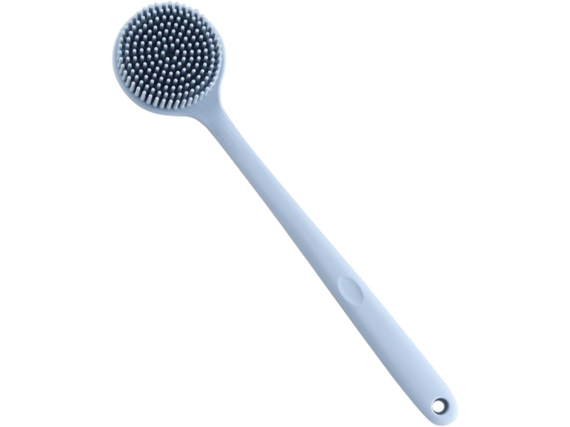Lurelia Acessório De Duche Com Escova De Silicone Para Banho, Cabo Longo E Com Argola, Rotina Spa
