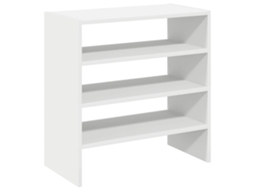 Shoe Rack, Shoe Racks Vidaxl Branco Madeira Processada (n/a)