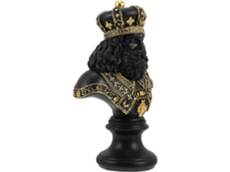 Escultura Elegante Design Xadrez Resina Sintética Sofisticada Decoração Escritório Lisa GOKOCO