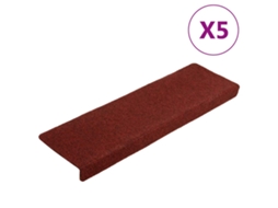 Carpet Stair Tread, Carpet Stair Treads Vidaxl Vermelho Polipropileno (n/a)
